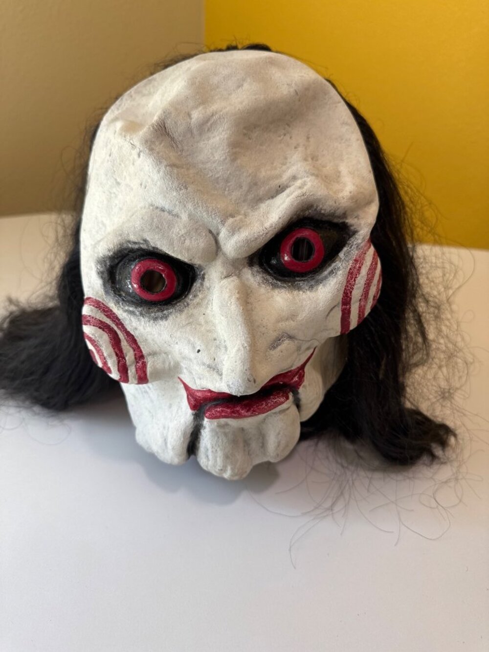 SAW Mask Billy Puppet Jigsaw Lions Gate Film Movie Halloween Scary Lukich
